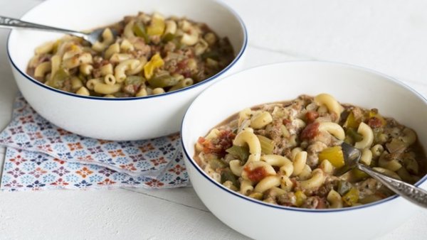 Macaroni avec pas de viande