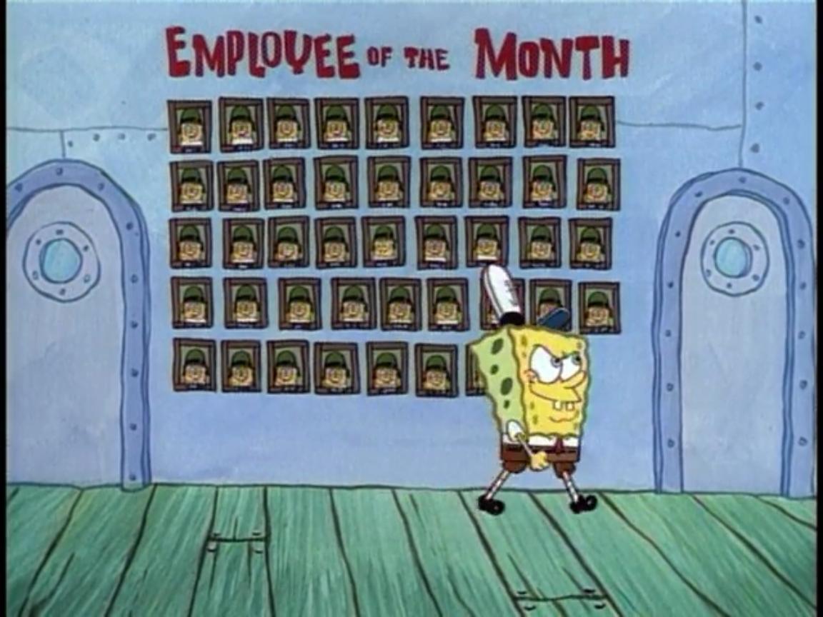 Spongebob Employee of the month