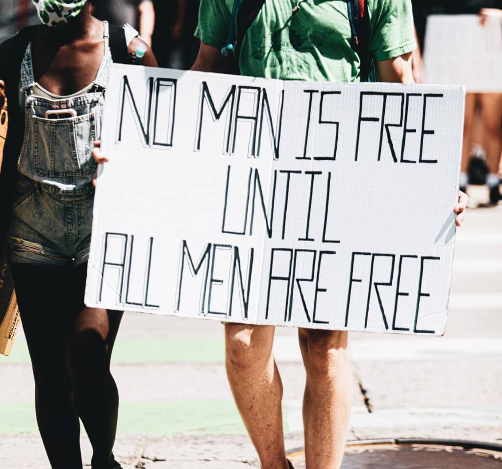 No man is free until all men are free